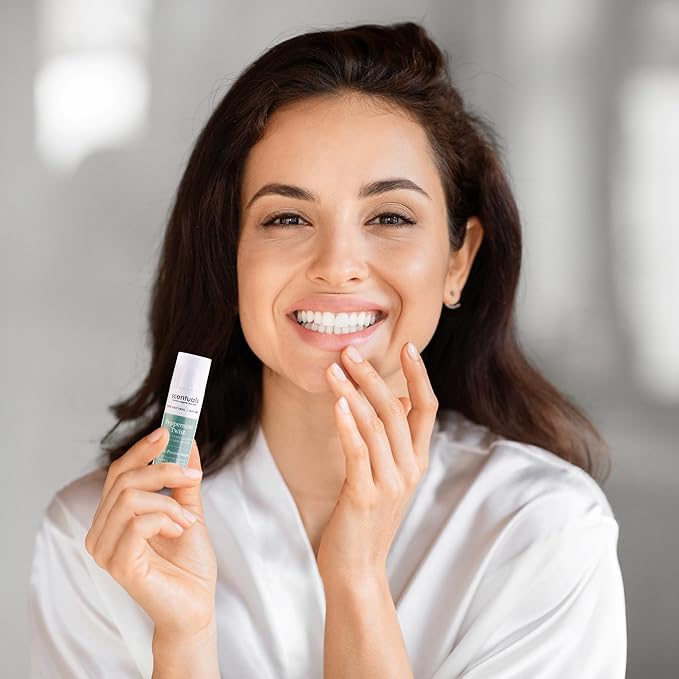 Lip Balm Peppermint Set of 3, Made with Shea Butter, Cocoa Butter, Avocado & Jojoba oil, Beeswax, Vitamin E and Essential oil, Moisturizing Lip Care, Cruelty Free Hydration, Natural (3 Pack)-VivaGrace Women