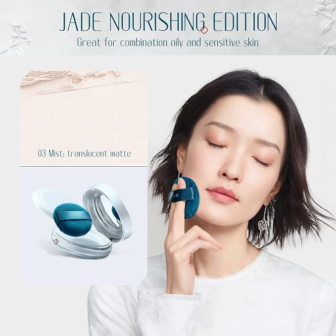 FLORASIS Flawless Jade Breathable Setting Powder (03 Mist)-VivaGrace Women