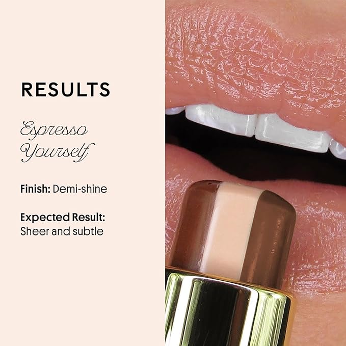 Winky Lux Affogato Tri-Color Tinted Lip Balm – Hydrating Lip Care with Jojoba Oil & Vitamin E, Sheer Nude Tint, Vanilla Coffee Scent, Moisturizes and Softens Dry Lips-VivaGrace Women