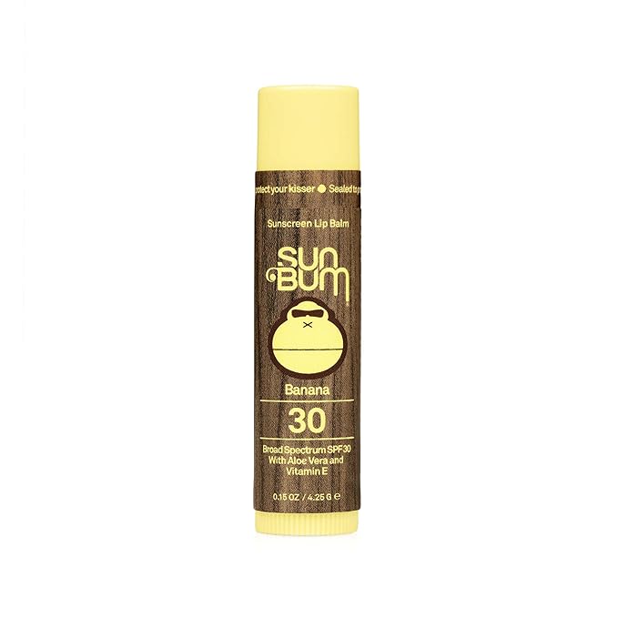 Sun Bum SPF 30 Sunscreen Lip Balm | Vegan and Cruelty Free Broad Spectrum UVA/UVB Lip Care with Aloe and Vitamin E for Moisturized Lips | Banana Flavor | 0.15 oz-VivaGrace Women