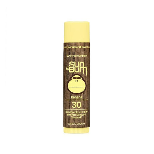 Sun Bum SPF 30 Sunscreen Lip Balm | Vegan and Cruelty Free Broad Spectrum UVA/UVB Lip Care with Aloe and Vitamin E for Moisturized Lips | Banana Flavor | 0.15 oz-VivaGrace Women