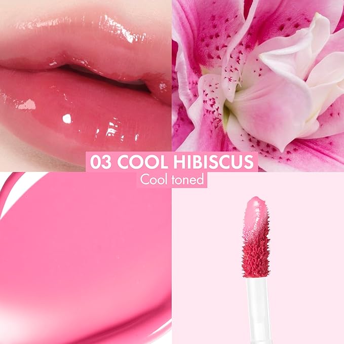 Amuse SEOUL BEBE TINT - 03 COOL HIBISCUS | 24-hour Long-lasting Lip Stain, Plumping, Hydrating, Moisturizing, No Peel Off, Lip Care, Treatment, Non Sticky, Korean Lip Tint for Dry Lips-VivaGrace Women