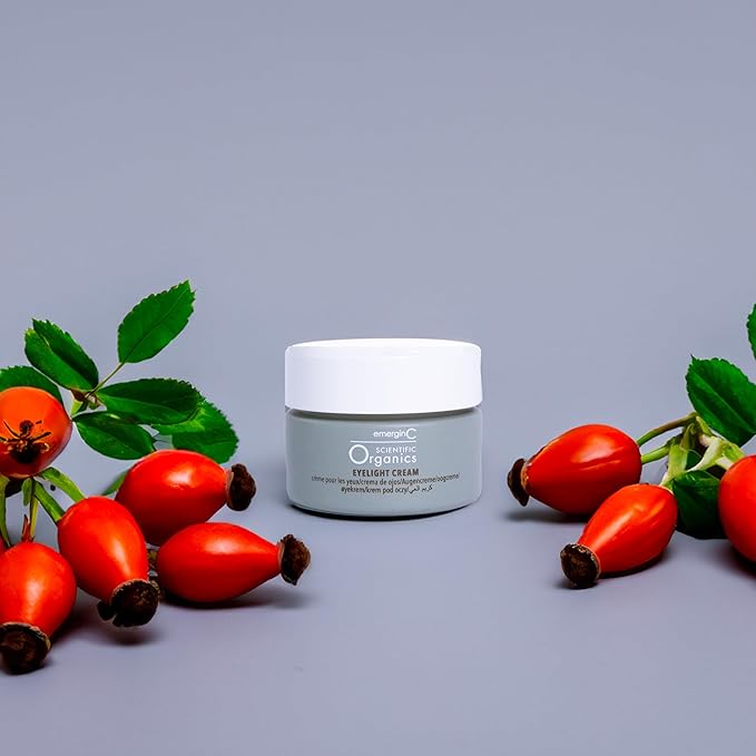 emerginC Scientific Organics Eyelight Cream - Stem Cell Eye Cream with Antioxidants - Anti-Aging Eye Cream Targets Dark Under-Eye Circles for Visible Glow (0.5 oz, 15 ml)-VivaGrace Women