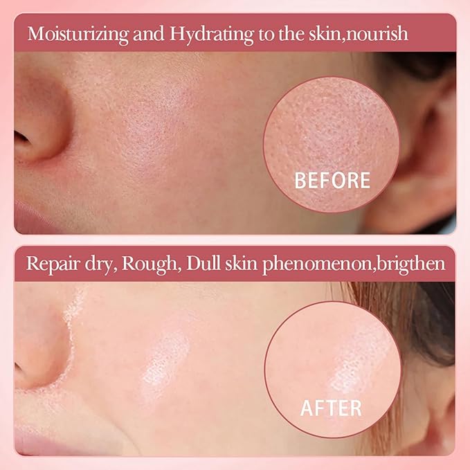 Peach Skincare Sets For Teen Girls, Complete Skin Care Routine With Facial Moisturizer, Face Cleanser, Face Mask, Peach Serum, Hand Cream & Toner, 7-In-1 Facial Skincare Set For Women-VivaGrace Women