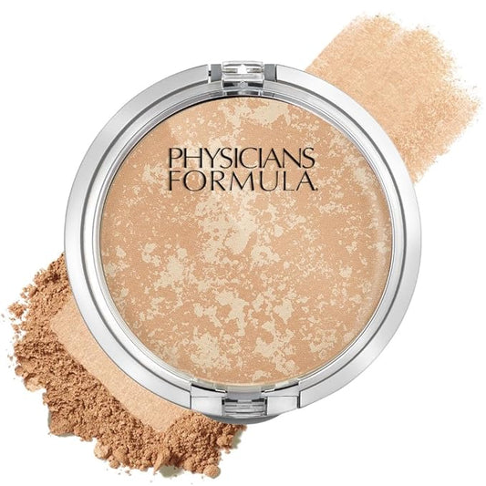 Physicians Formula Mineral Wear Talc-Free Face Powder, Light Coverage Mineral Makeup for Sensitive Skin – Buff Beige-VivaGrace Women