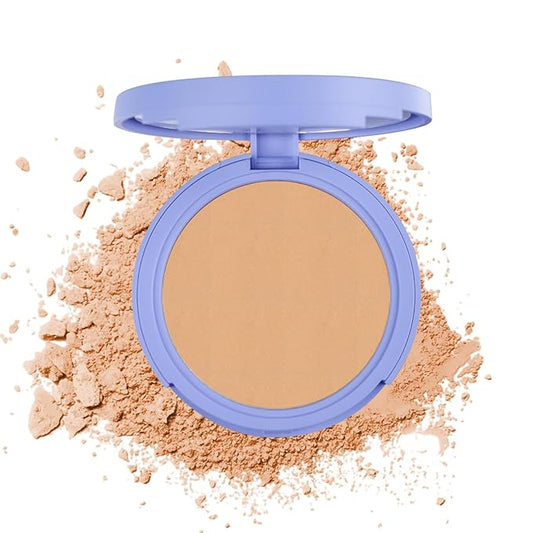Oil Control Face Powder, Matte Smooth Setting Powder, Waterproof Long-Lasting Setting Powder, Perfect Lightweight Face Makeup For Soft Focus Finish, Minimizes Fine Lines And Pores (Pure Beige)-VivaGrace Women