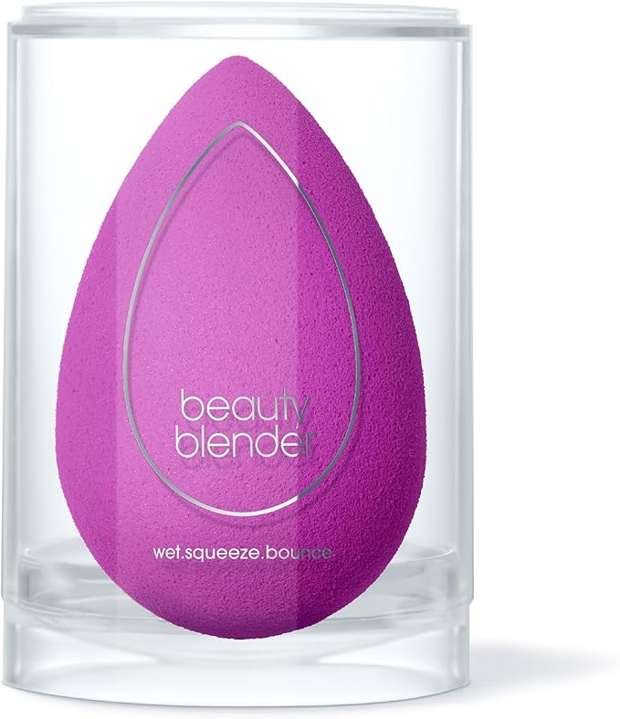 Beautyblender® | Amethyst Beauty Blender Makeup Sponge, Super-Soft Foam Easily Blends Foundations, Powders & Creams, Made in USA, Reusable, Washable, Streak Free Application, Vegan, Cruelty Free-VivaGrace Women