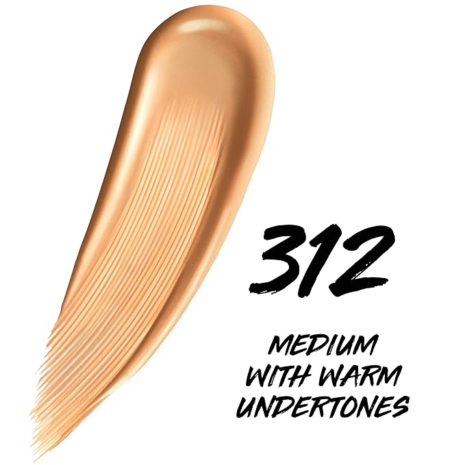 Maybelline Super Stay Up to 24HR Skin Tint, Radiant Light-to-Medium Coverage Foundation, Makeup Infused With Vitamin C, 312, 1 Count-VivaGrace Women