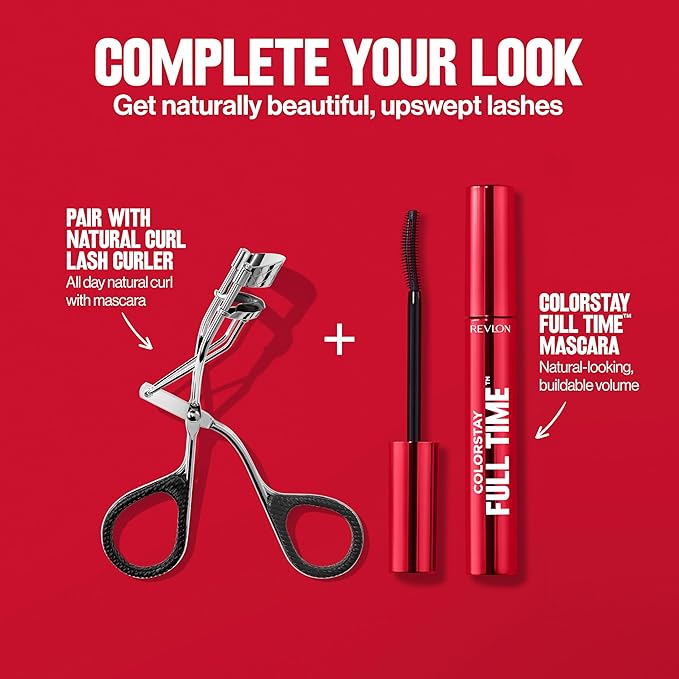 Revlon ColorStay Full Time Mascara, Volumizing Eye Makeup, 24 Hour Wear, Clump-Proof, Smudge-Proof, Flake-Proof, 403 Natural Brown