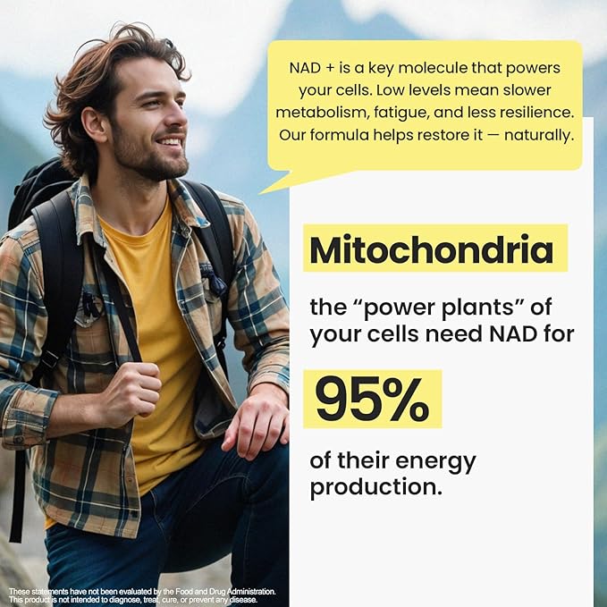 NAD Supplement Extra Strength - Liposomal + Resveratrol for Women & Men, CoQ10, Alpha Lipoic Acid, Green Tea, Quercetin, Urolithin A, Lycopene – High Purity Anti-Aging, Energy & Regeneration – 60ct-VivaGrace Women