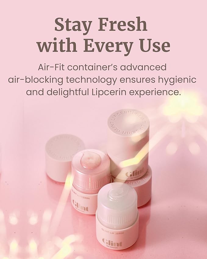 Glint Lipcerin (Star Bouquet, 0.5fl oz) - Long Lasting Hydrating lip gloss with Shea Butter for a Natural Looking, Korean Skin care. Ideal for Chapped, Dry, Cracked, or Damaged Lips.-VivaGrace Women