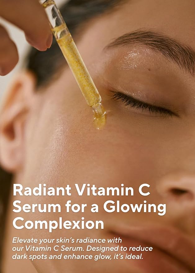 AROMATICA Glow Vita C Toning Serum Orange & Neroli 30ml/1.01 fl. oz - Orange Vitamin C Serum for Face with Hyaluronic Acid For Sensitive Skin-VivaGrace Women