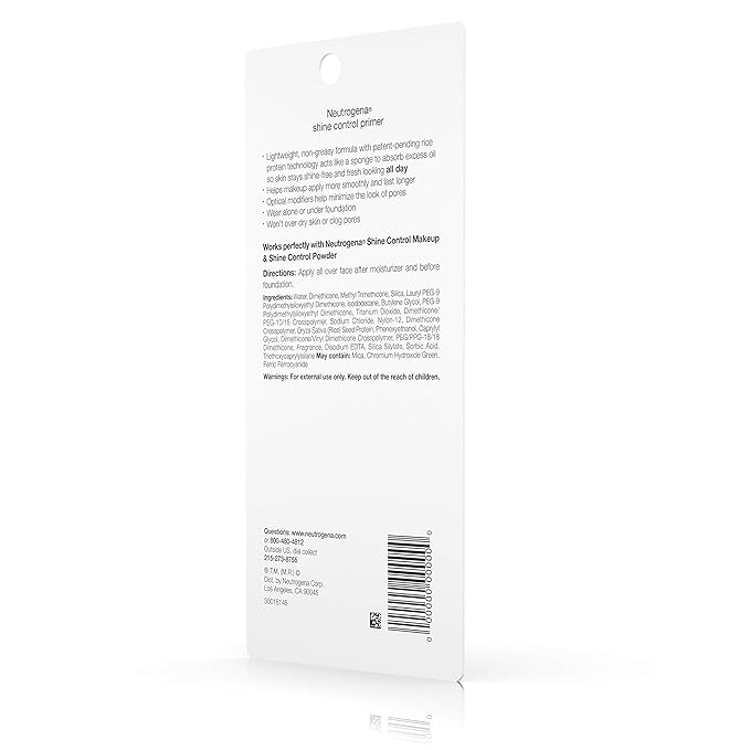 Neutrogena Shine Control Primer, 1 Ounce-VivaGrace Women