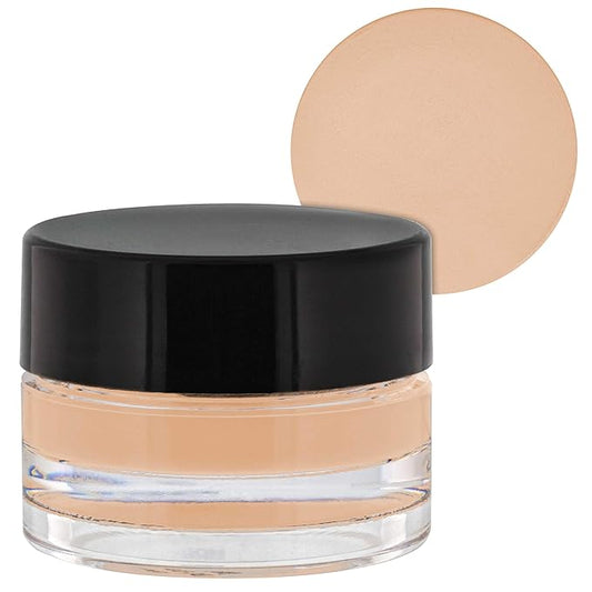 Belloccio High Definition Fair Shade Makeup Concealer 5 gram Jar - Conceal Imperfections, Hide Blemishes, Dark Under Eye Circles, Cosmetic Cream - Use Under Airbrush Foundation-VivaGrace Women