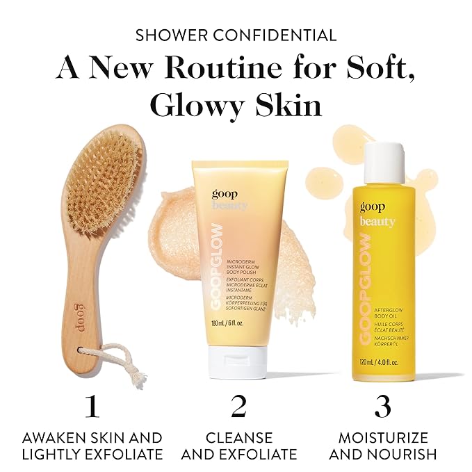 goop Beauty Microderm Body Polish | Exfoliating Scrub & Foaming Cleanser for Glowing Skin | Salts & Kakadu Plum Seed Oil for Hydration | Inspired by Microdermabrasion | 6 fl oz-VivaGrace Women