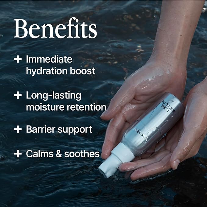 Silver Frost Mist - Facial Barrier Toner Spray with 80% Witch Hazel Water, Cica for Skin Barrier Repair, Recovery Mist for Sensitive Skin, Dewy Hydration, Korean Skin Care (3.38 fl oz)-VivaGrace Women