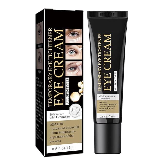 Temporary Eye Tightener Eye Cream, Instant Firmx Eye Cream Reduces Under Eye Bags and Wrinkles, Dark Circles Anti Aging Fine Lines, Firm Skin Under Your Eyes-VivaGrace Women