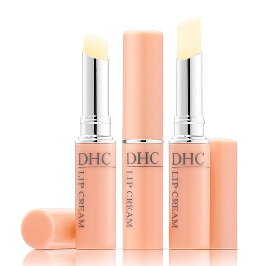 DHC Lip Cream 3 pack, Ultra-Moisturizing, Soothing, Hydrating, Dry, Chapped Lips, Protecting, Fragrance and Colorant Free, 0.05 oz. Net wt.-VivaGrace Women