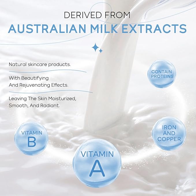 Milk skin care set - skincare set for women - facial skin care sets & kits - gift set skincare - skin care sets for teens- skin care sets for girl-VivaGrace Women