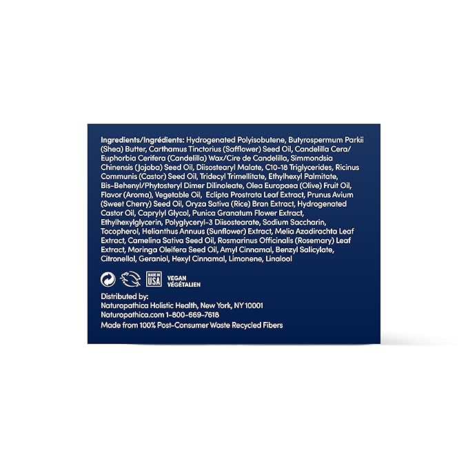 Naturopathica Sweet Cherry Conditioning Lip Butter, Natural Lip Treatment for Soft, Full Lips, 0.5 fl oz-VivaGrace Women