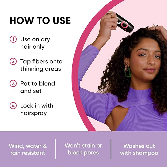 GBG Hair Fibers for Thinning Hair & Bald Spots (Dark Blonde) - 25g Bottle - Conceals Hair Loss - Instant Cover Up & Volume in 30 Seconds, Hair Powder for Women & Men - Cruelty Free-VivaGrace Women