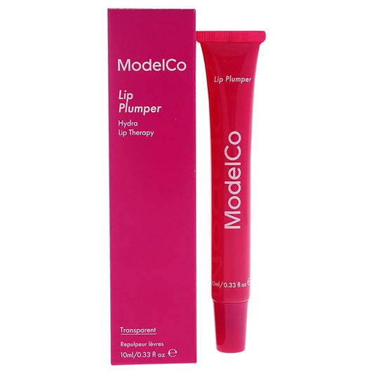 Modelco Lip Plumper - Enhancing Formula For Full Lips - Moisturizing Treatment For Plumping And Shine - Extreme Hydrating Therapy For Dry, Chapped Skin - Nourishing Gloss Creates Filler Look - 0.34 Oz-VivaGrace Women