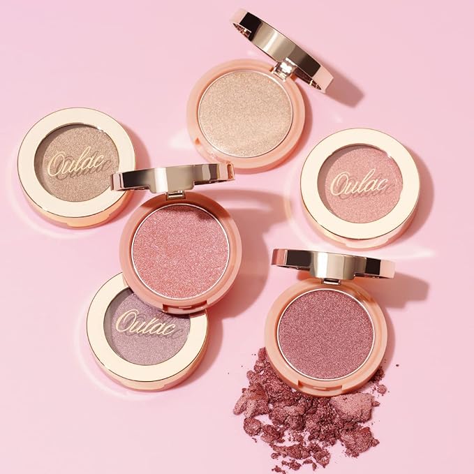 OULAC Blush Makeup Fair Skin| Highly Pigmented Powery Blush| Natural Matte Glow| Shape & Highlight Face| Cruelty-Free Blush with Rose Oil| 4.8g 16 Summer Time-VivaGrace Women