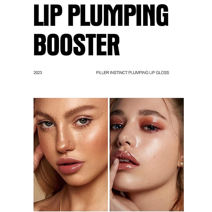 6pcs Lip Plumping Booster Gloss Set, High Shine Glossy & Pearl Effect, 6 Colors Hydrating Liquid Lipstick Set, Infused with Hot Chili Extract for Plumper Looking Lips-VivaGrace Women