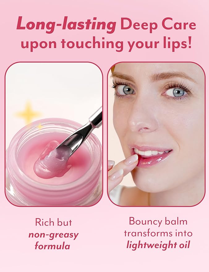 SelfBeauty Lip Mask - Kakadu Plum, Vegan Lip Balm, Daily Lip Moisturizer, Overnight Hydrating Lip Treatment with Vitamin C, Lip Scrub Exfoliator Intensive Lip Repair, 0.51fl.oz-VivaGrace Women