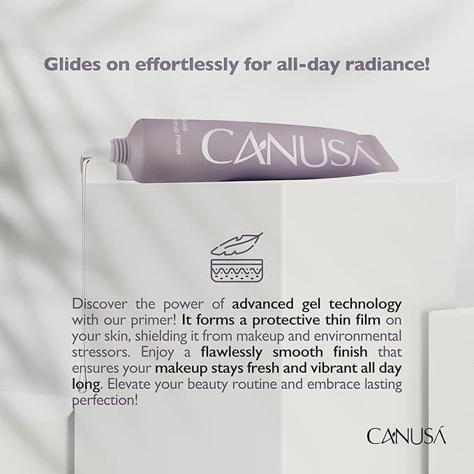 Clear Makeup Primer - Pore Minimizing & Mattifying,Long Lasting Base for Oily/Sensitive Skin - Clear Translucent Finish, Moisturizes & Primes -Cruelty Free US (1.02 Fl Oz / 30ml.)-VivaGrace Women