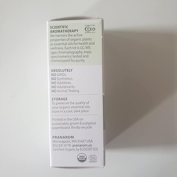 Pranarom USDA Certified Organic Vetiver Essential Oil (5ml), 100% Pure Undiluted Therapeutic Grade from Haiti & Madagascar for Aromatherapy, Diffuser, Calming, Relaxation, DIY, Massage Oil-VivaGrace Women