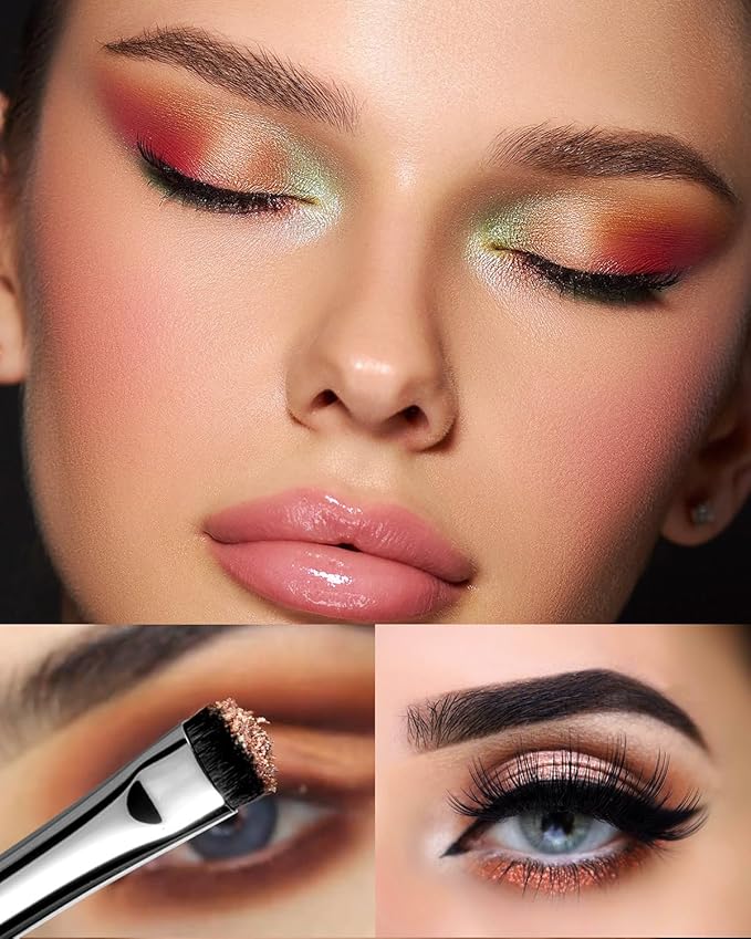 EIGSHOW Eyeshadow Smudge Brush & Eyeliner Brush, High-End Precision Eye Makeup Tools for Blending Cat Eye, Winged Liner (E865&E806)-VivaGrace Women