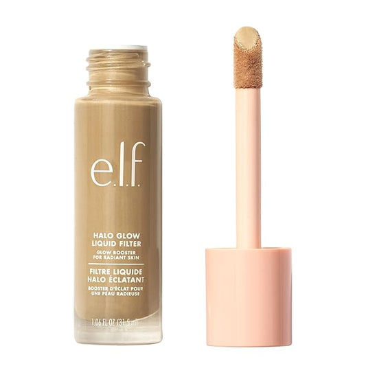 e.l.f. Halo Glow Liquid Filter, Complexion Booster For A Glowing, Soft-Focus Look, Infused With Hyaluronic Acid, Vegan & Cruelty-Free, 3.5 Medium-VivaGrace Women