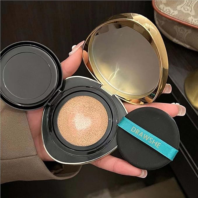 Full Coverage Foundation Air Cushion CC Cream Concealer Moisturizing Nourishing Natural Long-Lasting Even Skin Tone For All Skin Types-VivaGrace Women