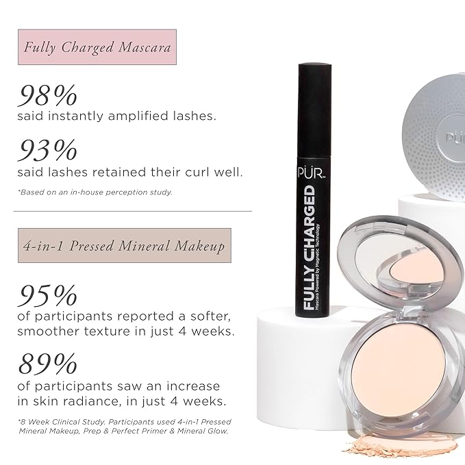 PÜR Beauty Multitasking Essentials Best Sellers Kit, Everyday Look Deluxe Kit, Condition & Moisturize Skin, Cruelty Free, Tan-VivaGrace Women