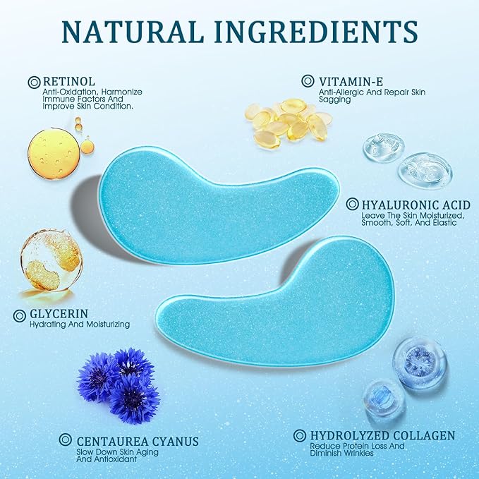 Under Eye Mask - Patches, 4 Fl Oz (Pack of 1)-VivaGrace Women