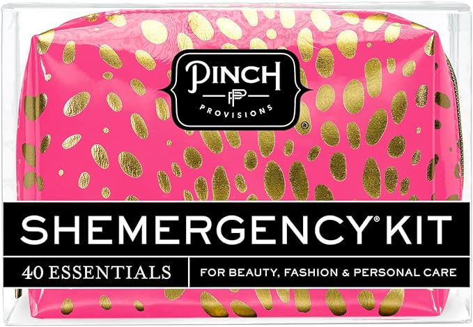 Pinch Provisions Shemergency Kit for Her, 40 Emergency Essential Items, Compact, Multi-Functional Pouch, Gift for Women, Birthday, Bachelorette Parties, and More!-VivaGrace Women