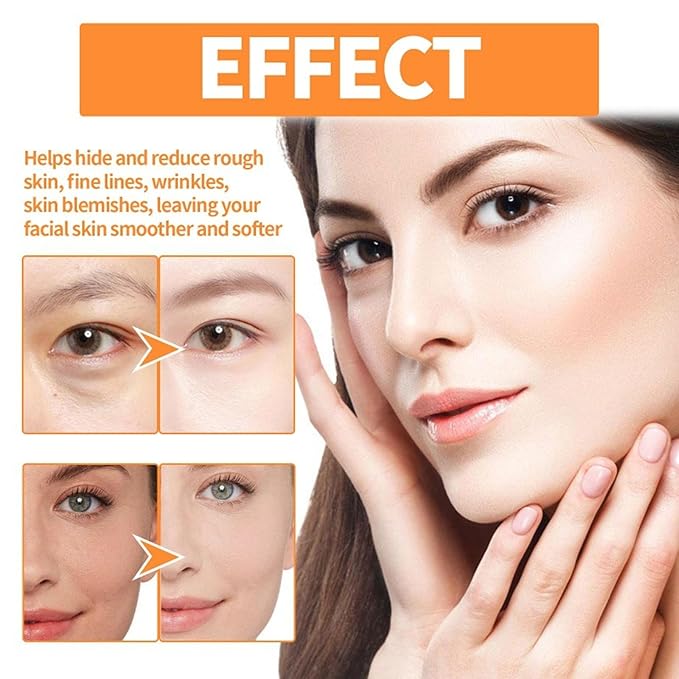 Mineral Sunscreen Setting Powder, Mineral Brush Setting Face Powder Makeup SPF 35 PA Oil Control Natural Matte Finish, Lightweight Breathable Concealer Brush Powder (Translucet, 8g)-VivaGrace Women