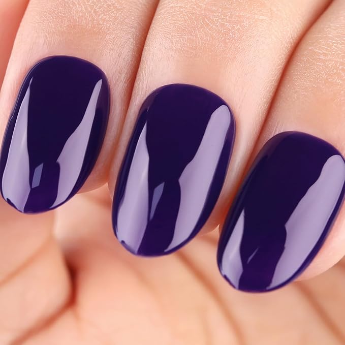 Imtiti Navy Blue Gel Nail Polish, 15ml Dark Blue Color Gel Polish UV/LED Soak Off Nail Art Manicure Salon DIY at Home Gift for Women Girl Winter Spring Summer Gel Polish 1Pcs
