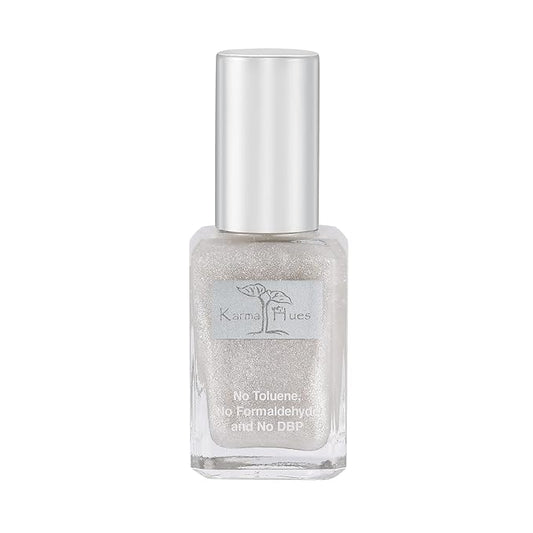 karma organic Natural Nail Polish, Vegan, and Cruelty-Free, No Toluene, No Formaldehyde, No DBP, and Free of TPHP, Lul Shmmer