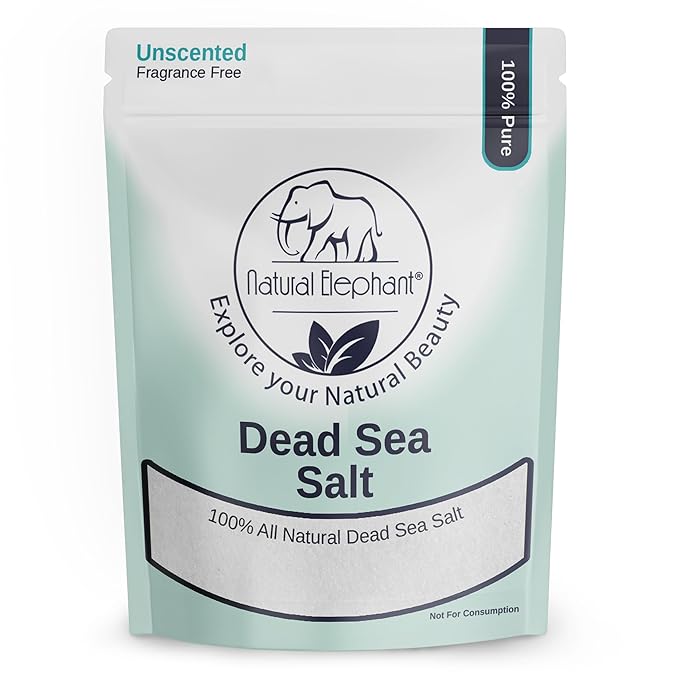 Natural Elephant Dead Sea Bath Salt | 5 Pound Bag (80oz) | 100% Natural and Pure| Fine Grain | for Bathing and Relaxation of Body and Mind-VivaGrace Women