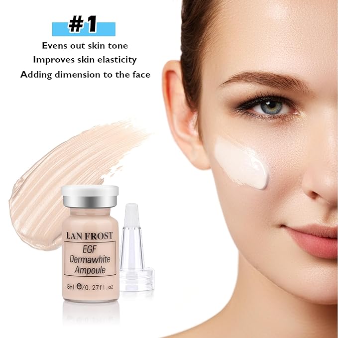 BB Pigment Serum Starter Kit Hyaluronic Acid Essence Foundation BB Facial Glow Skin Care Kit 0.27oz 12 Vials, Combined With Niacinamide and Peptides To Brighten Skin Tone Anti-Aging Foundation #1-VivaGrace Women