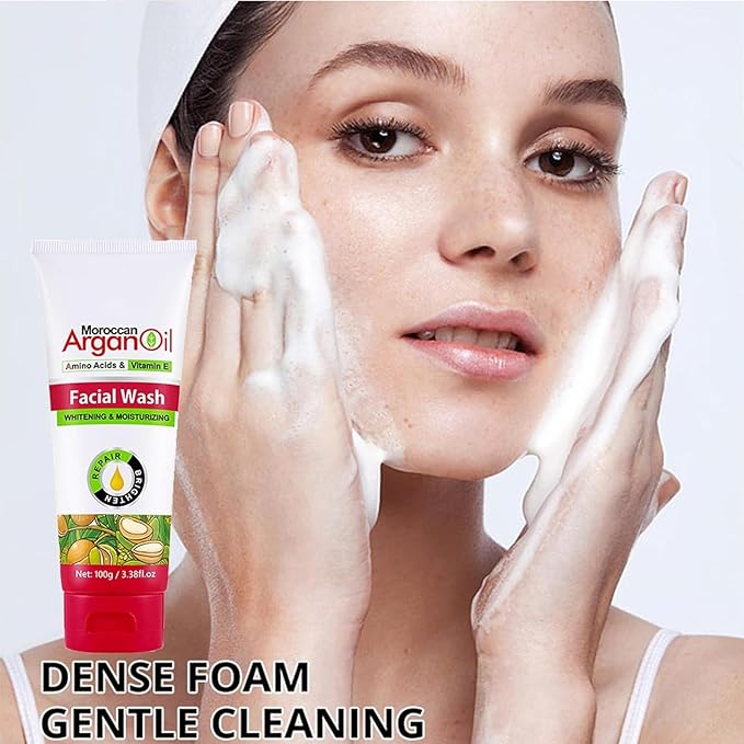 Argan Oil for Face, Argan Oil Skin Care Gift Set for Skin, Vitamin E Serum for Face, Dry Skin Care Routine Kit for Women, Deeply Moisturizing Skin Care for Dry Skin, Retinol & Vitamin E Cream-VivaGrace Women