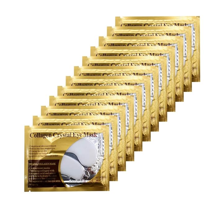 Under Eye Patches - 30 Pairs Collagen Eye Mask Eye Patches for Puffy Eyes and Dark Circles, Anti Aging Moisturizing Gel Eye Pads Under Eye Mask, Milk White-VivaGrace Women