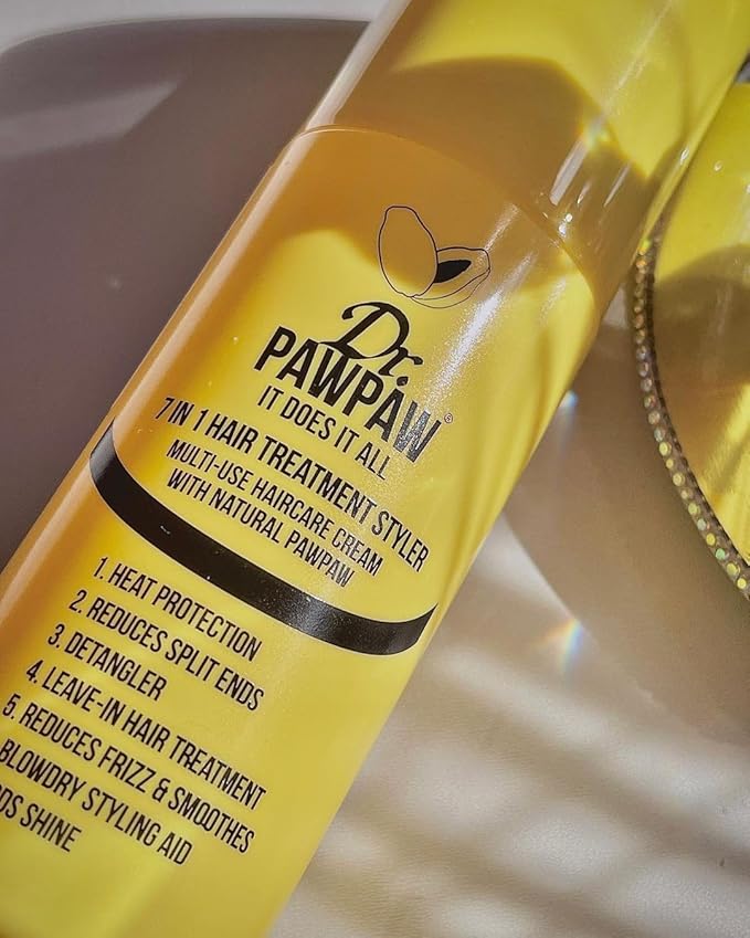 It Does It All: 7 in 1 Hair Treatment Styler with Papaya, Aloe Vera, Coconut Oil, Vegan & Natural (6 x 150 ml)-VivaGrace Women