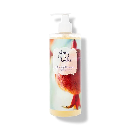 100% PURE Glossy Locks Glossing Shampoo Hair Wash Detox & Hydrate Shine Boosting Dry Dull Damaged Strands Avocado Butter & Seaweed Collagen Natural Care for Women & Men Vegan - 13.5 Fl Oz-VivaGrace Women