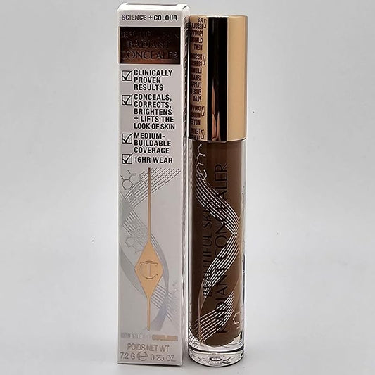 Charlotte Tilbury Beautiful Skin Radiant Concealer 17 Deep 0.25 oz-VivaGrace Women