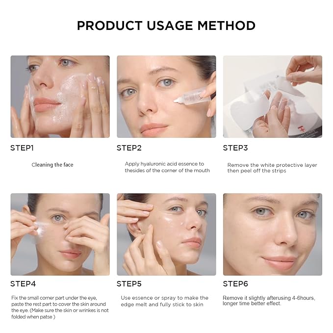 Under Eye Mask Wrinkle Patches, Under Eye Mask Amino Acid & Collagen,Eye Masks for Dark Circles and Puffiness,Eye Wrinkle Pads & Patches-VivaGrace Women