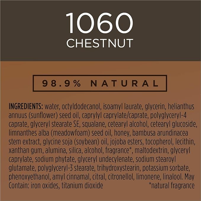 Burt's Bees Goodness Glows Liquid Makeup, Chestnut - 1.0 Ounce-VivaGrace Women
