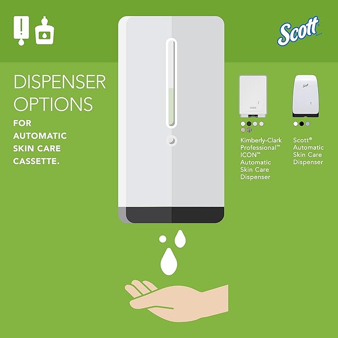 Scott Professional Green Certified Foam Hand Soap (91591), 1.2 L, Foaming, Clear, No Fragrance Added, Ecologo, NSF E-1 Rated, Automatic Refills (2 Bottles)